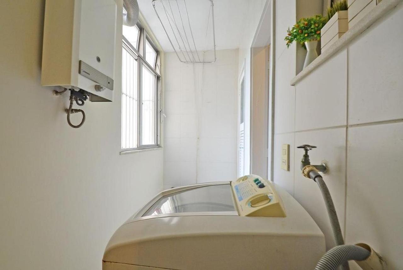 Confortavel E Seguro 2 Quartos Com Varanda No Leme 里约热内卢 外观 照片